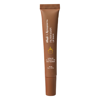 Vilvah Filter Kaapi Lip Balm With Authentic Coffee Extract Brown Tint Balm For Dry & Chapped Lips
