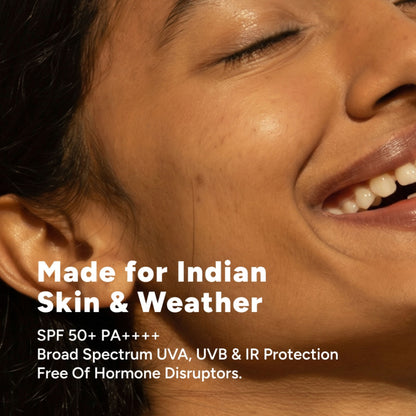 VILVAH Skin Finish Face Brightening Sunscreen SPF 50+ PA++++ With New Age Uv Filters