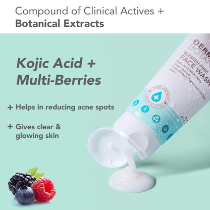 Lotus DermaBotanics Kojic Acid + Multi Berry Blemish-Free Face Wash, pH5.5, For Sensitive Skin additional image 2