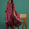 Dhiyona SN Women's Printed Pure Cotton Straight Kurta With Trouser & Dupatta Set