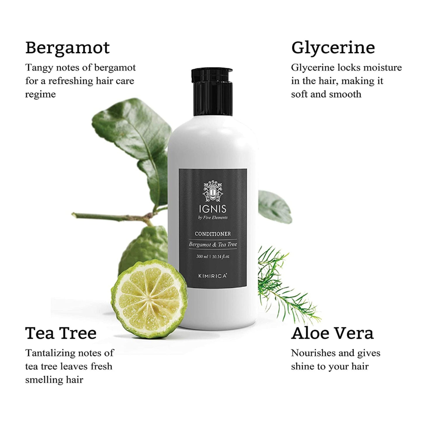 Kimirica Ignis Bergamot & Tea Tree Hair Conditioner