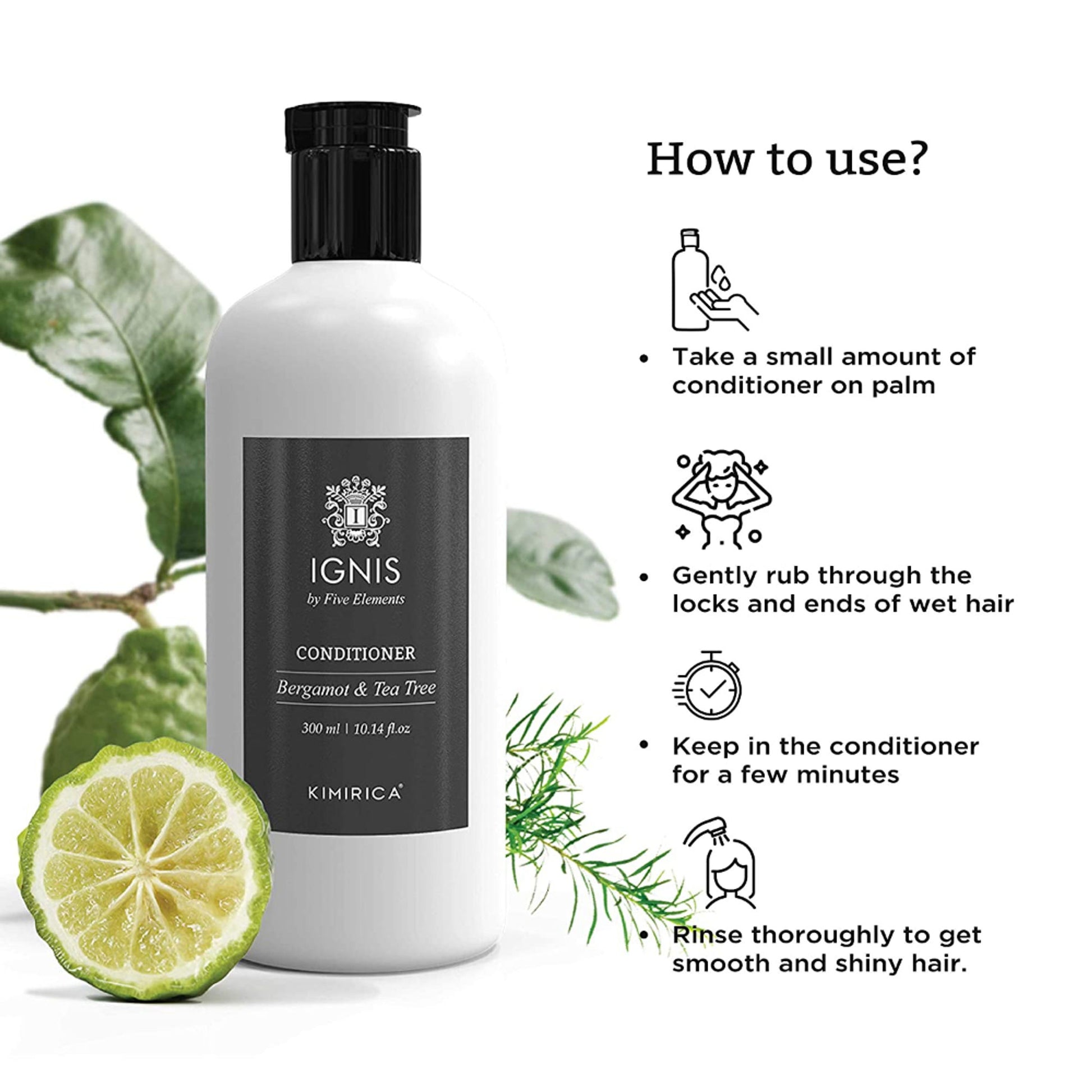 Kimirica Ignis Bergamot & Tea Tree Hair Conditioner