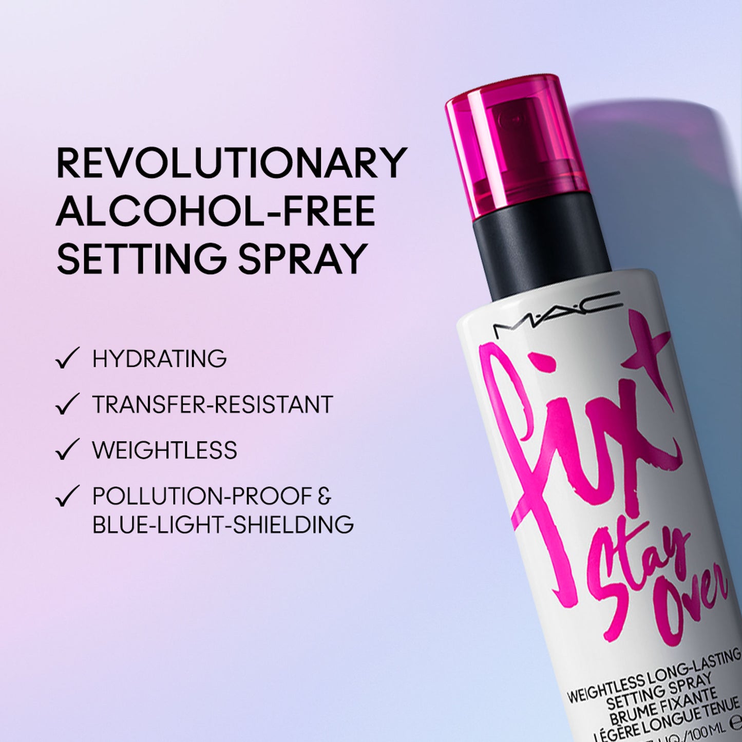 M.A.C Fix+ Stay Over Alcohol-Free 24HR Setting Spray