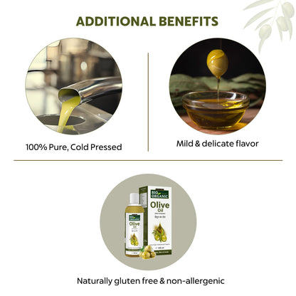 Indus Valley Bio Organic Extra Virgin Olive Massage Oil