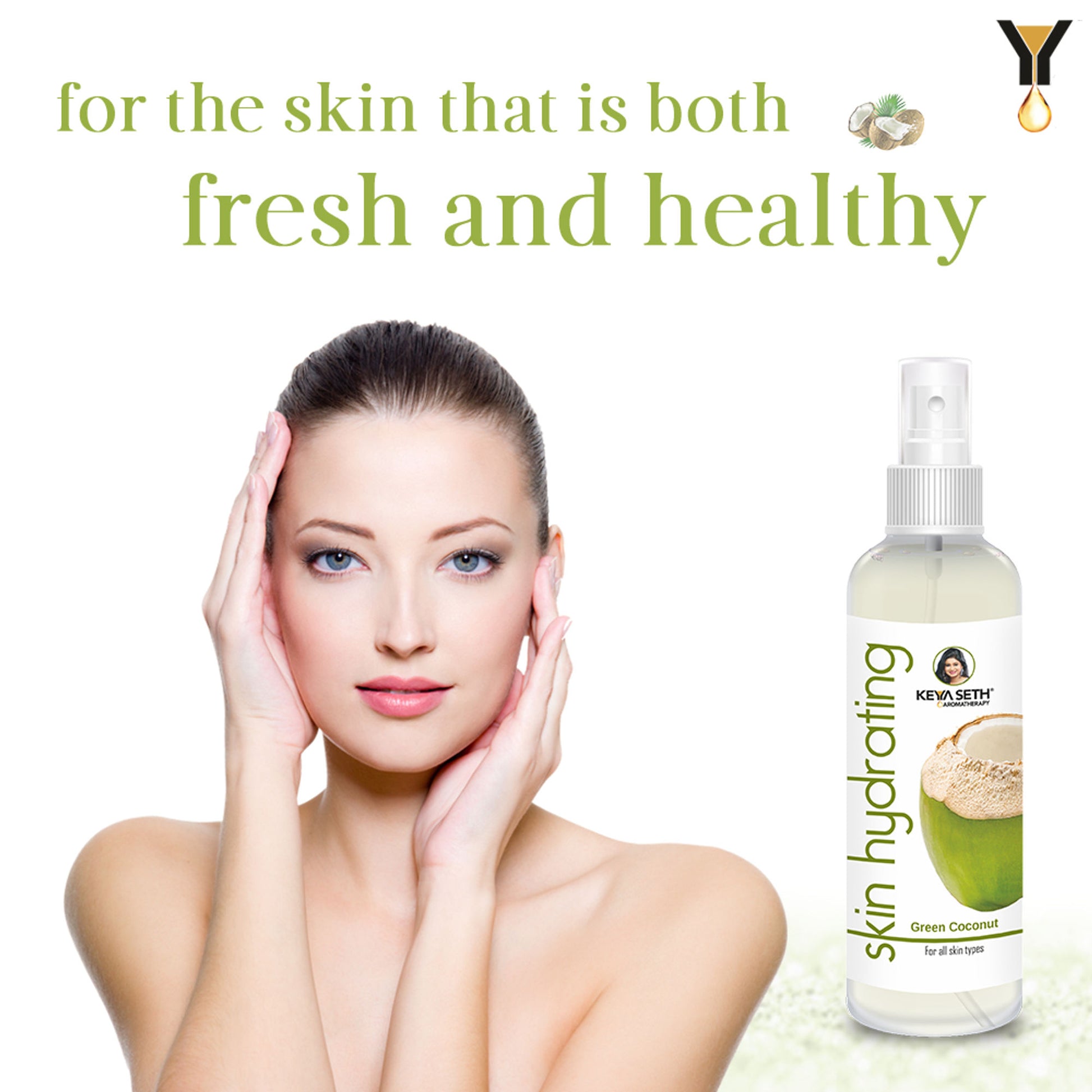 Keya Seth Aromatherapy Skin Hydrating Green Coconut Toner