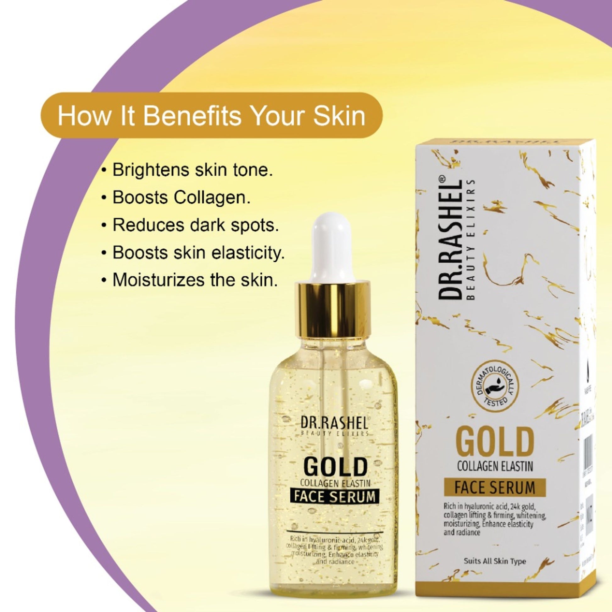 DR. RASHEL Gold Serum Boosts Glow