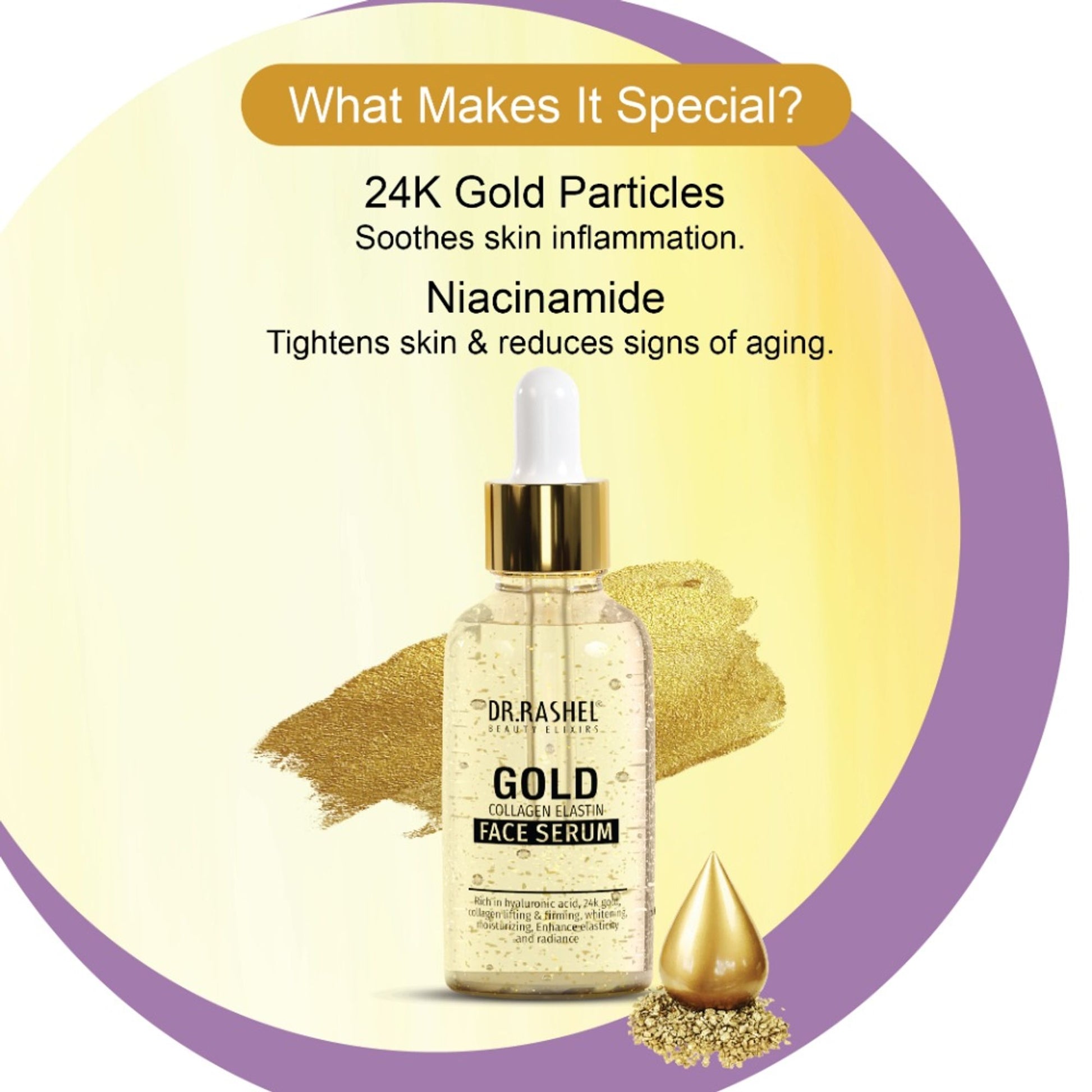 DR. RASHEL Gold Serum Boosts Glow