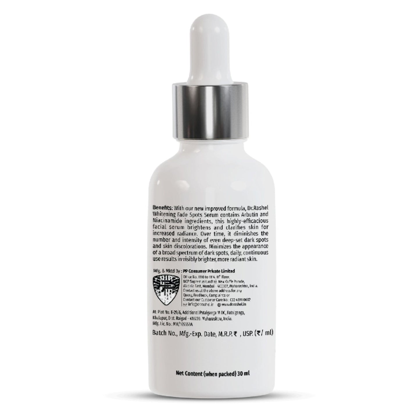 DR. RASHEL White Skin Face Serum Reduces Pigmentation, Dark Spots & Wrinkles