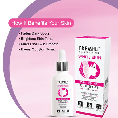 DR. RASHEL White Skin Face Serum Reduces Pigmentation, Dark Spots & Wrinkles