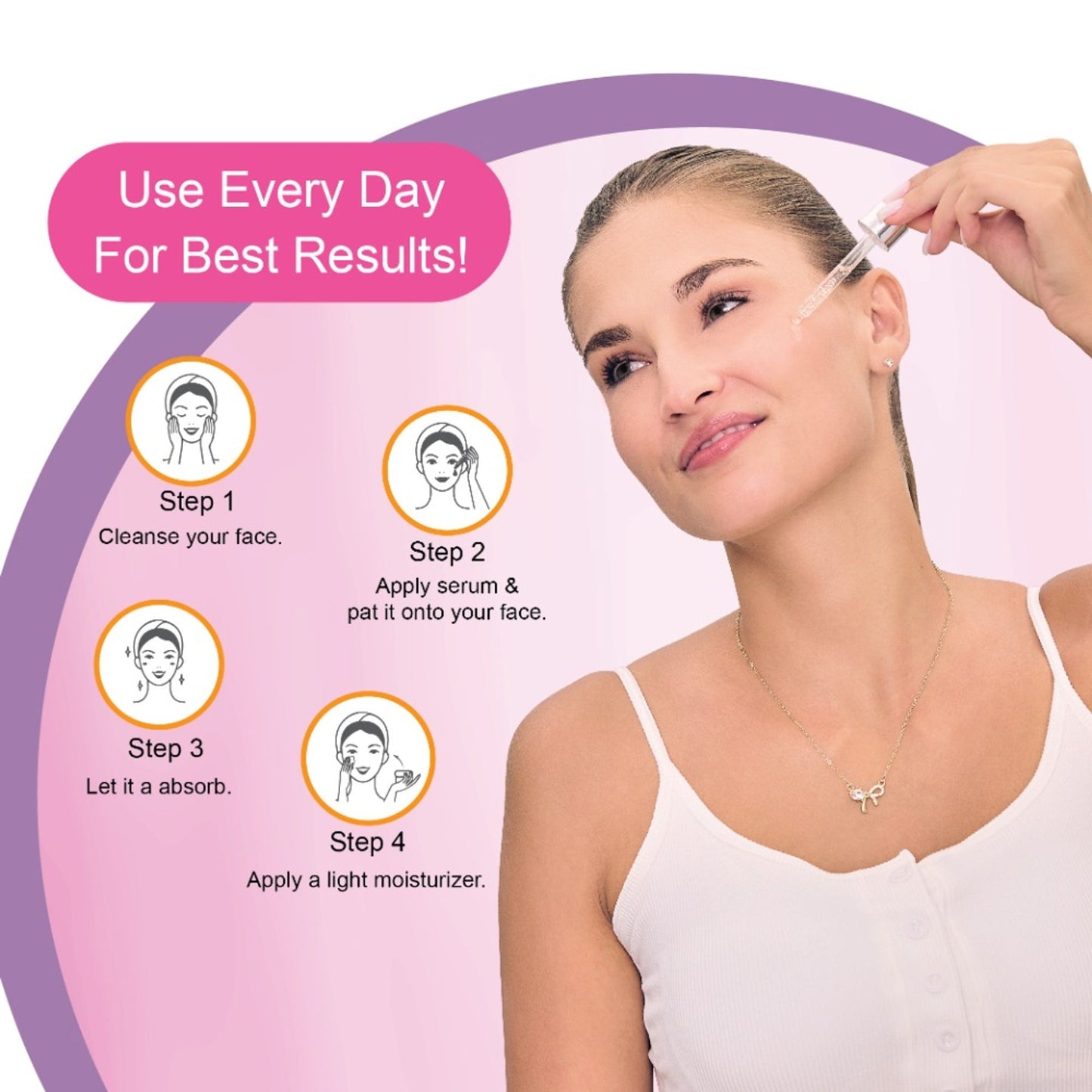 DR. RASHEL White Skin Face Serum Reduces Pigmentation, Dark Spots & Wrinkles