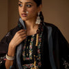Indyancart IE Women Floral Embroidered Regular Thread Work Linen Kurta with Trousers & With Dupatta