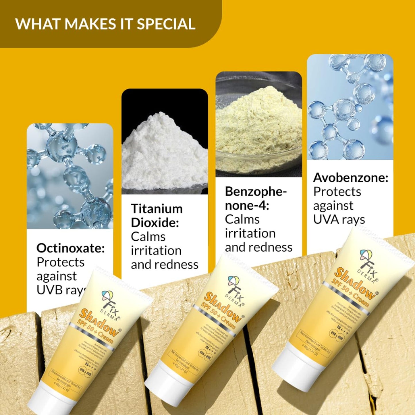 Fixderma Shadow SPF 50+ Cream To Protect Broad Spectrum