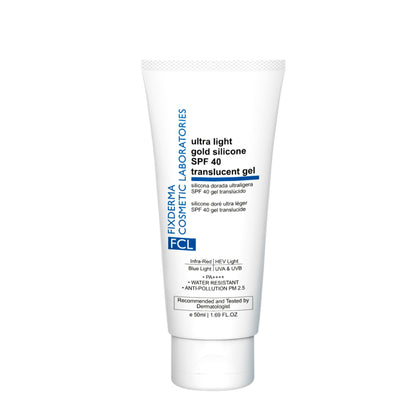 FCL Ultra Light Gold Silicone SPF 40 Sunscreen Gel Suitabe for All Skin Types