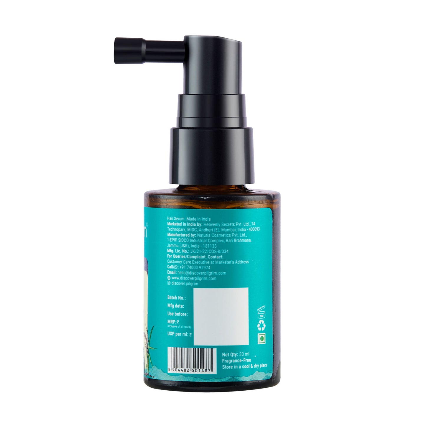 Pilgrim 3% Redensyl & 4% Anagain Advance Hair Growth Serum With Seascalp For Dandruff Prone Scalp