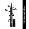 PAC 24H Sketch Eyeliner - 0.2mm Precision Tip, Deep Black Matte Finish, Waterproof & Smudgeproof