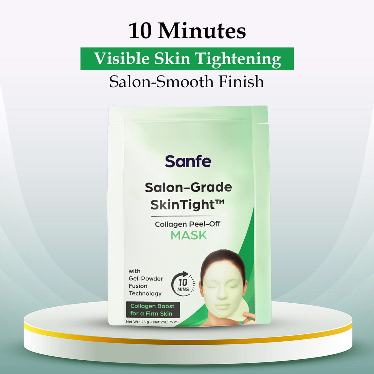 Sanfe Salon Grade Skintight Collagen Peel Off Mask
