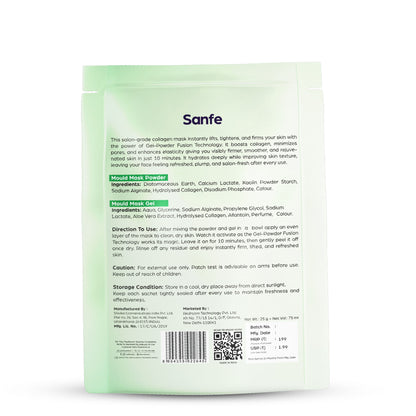 Sanfe Salon Grade Skintight Collagen Peel Off Mask