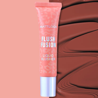 Matt look Flush Fusion Liquid Blusher - Cherry Blossom-02