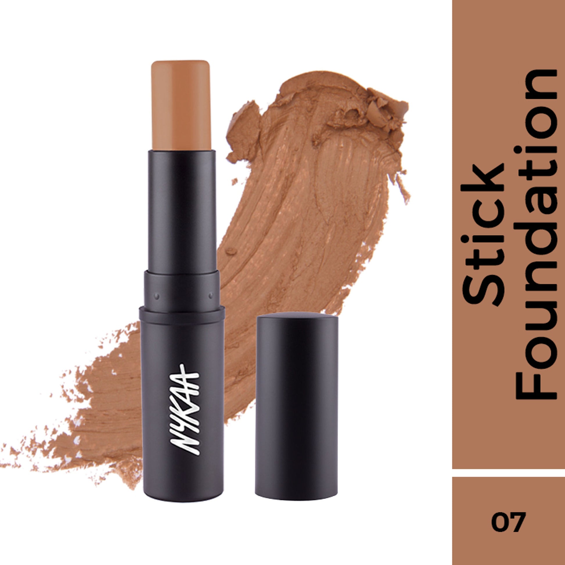 Nykaa Cosmetics SKINgenius Foundation Stick Conceal Contour & Corrector - Toffee Chisel 07