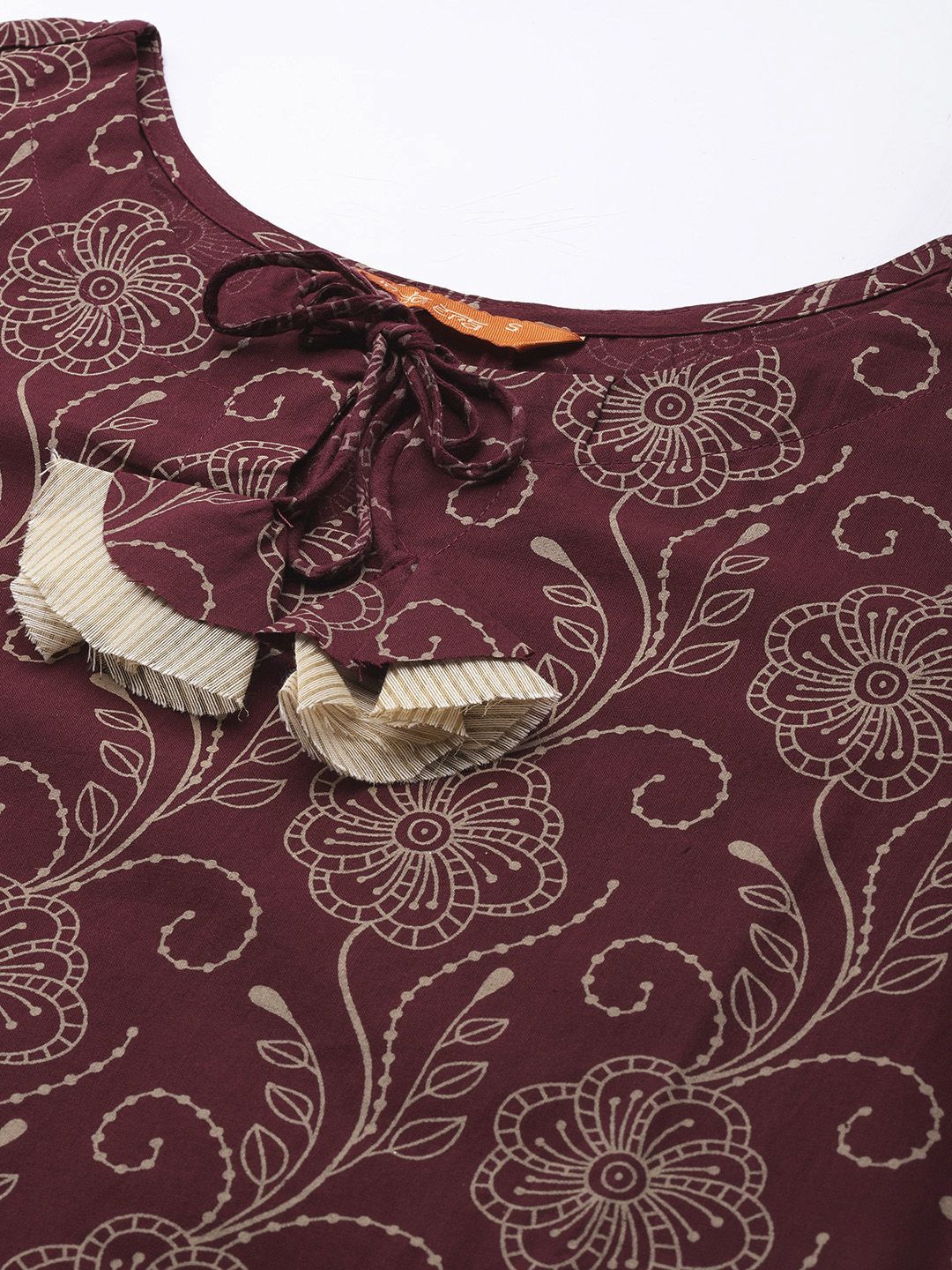 Dhiyona IE Women Purple Floral Kurta with Palazzos & With Dupatta
