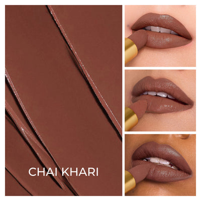 LoveChild Masaba The Batua Satin Lipstick - Chai Khari