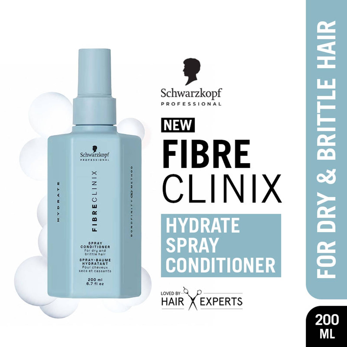 Schwarzkopf Professional Fibre Clinix Hydrate Hair Spray Conditioner