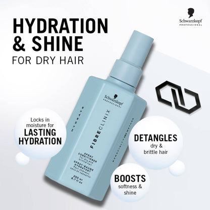 Schwarzkopf Professional Fibre Clinix Hydrate Hair Spray Conditioner