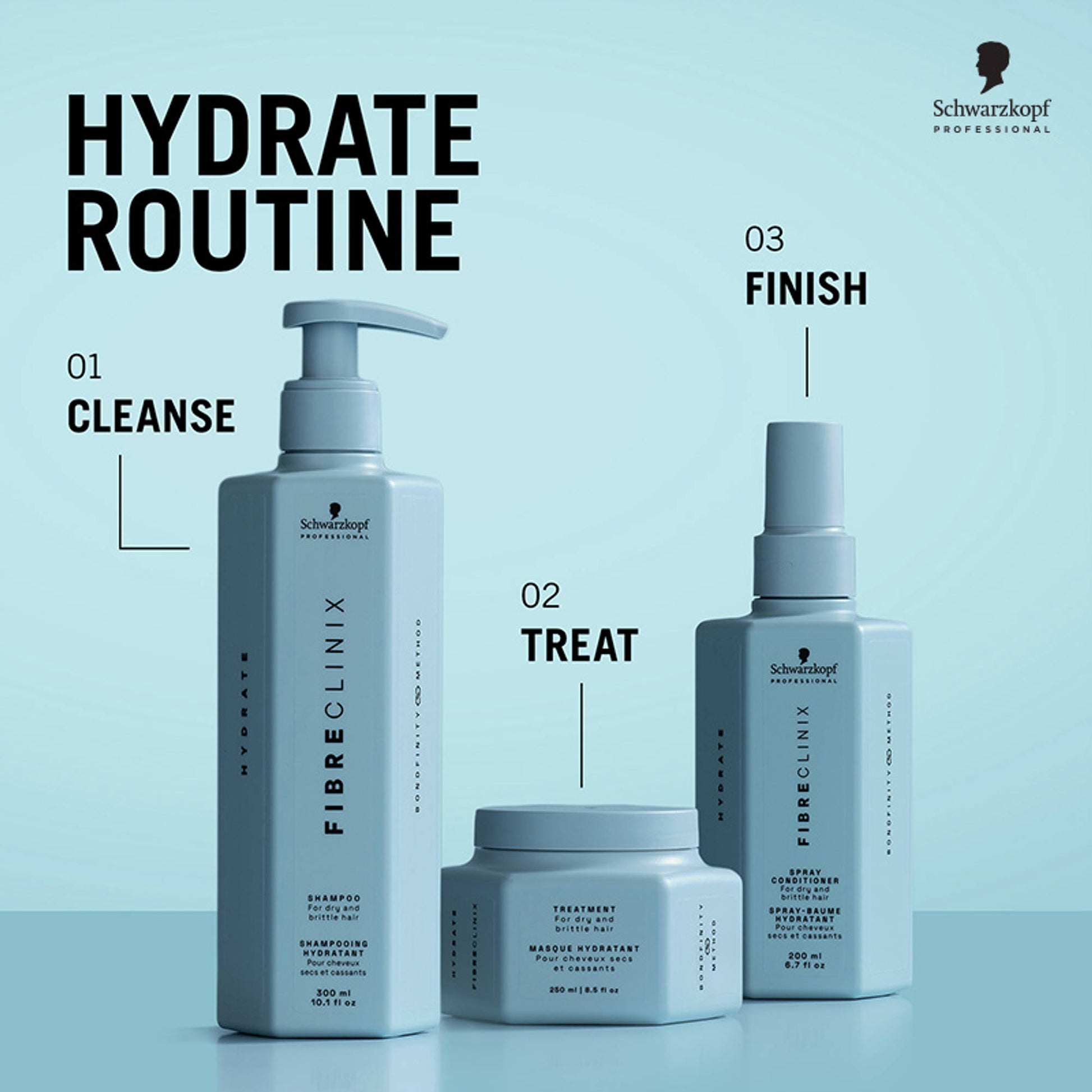 Schwarzkopf Professional Fibre Clinix Hydrate Hair Spray Conditioner