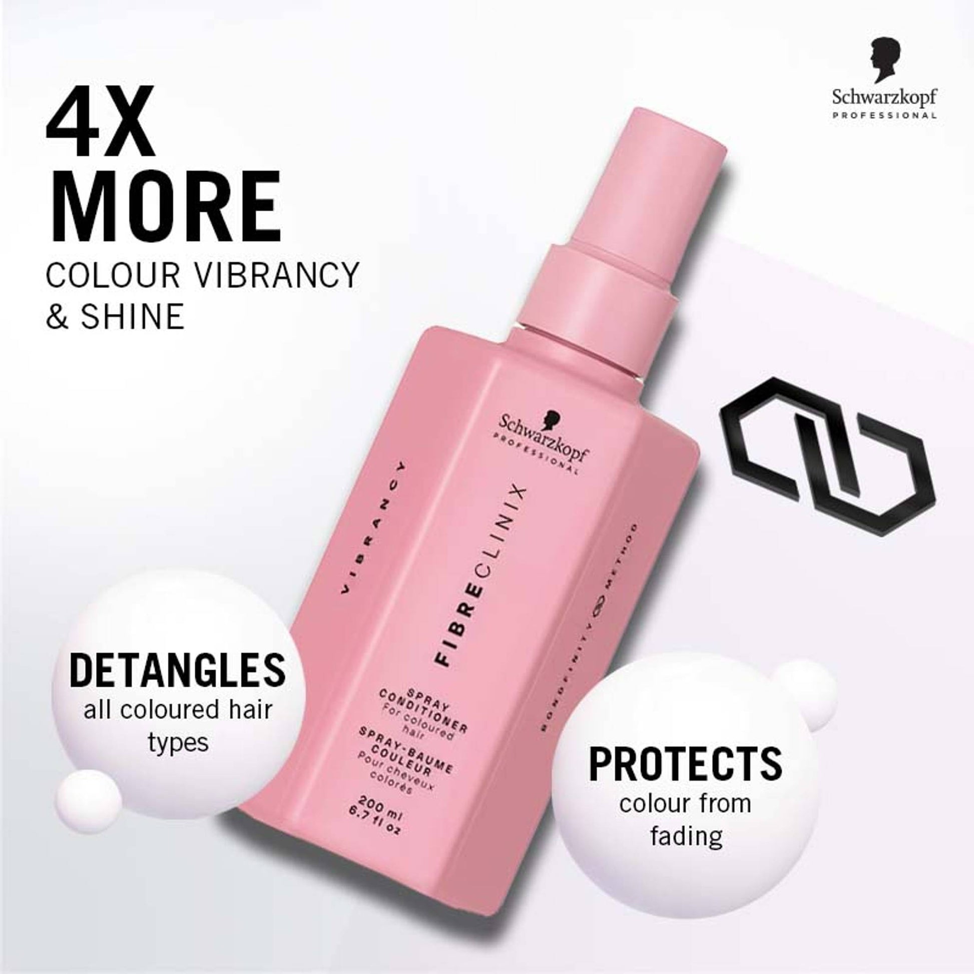 Schwarzkopf Professional Fibre Clinix Vibrancy Hair Spray Conditioner