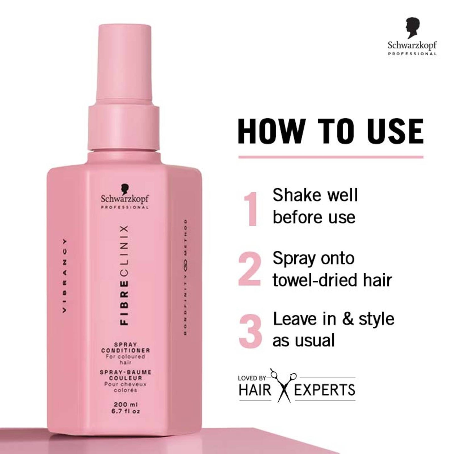 Schwarzkopf Professional Fibre Clinix Vibrancy Hair Spray Conditioner