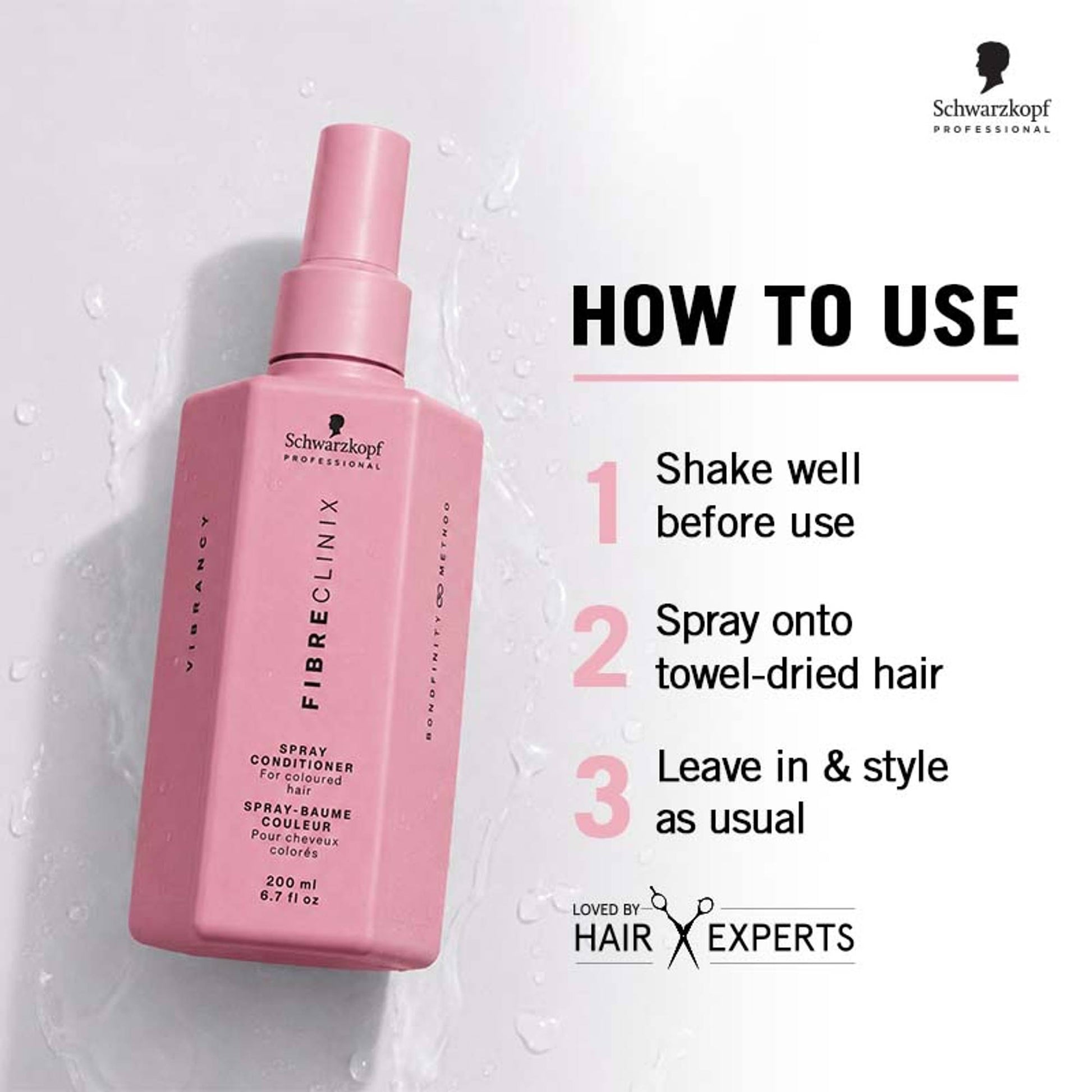 Schwarzkopf Professional Fibre Clinix Vibrancy Hair Spray Conditioner
