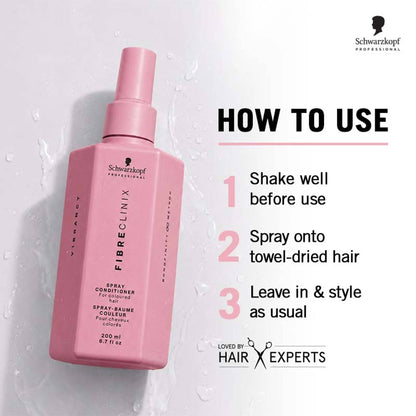 Schwarzkopf Professional Fibre Clinix Vibrancy Hair Spray Conditioner
