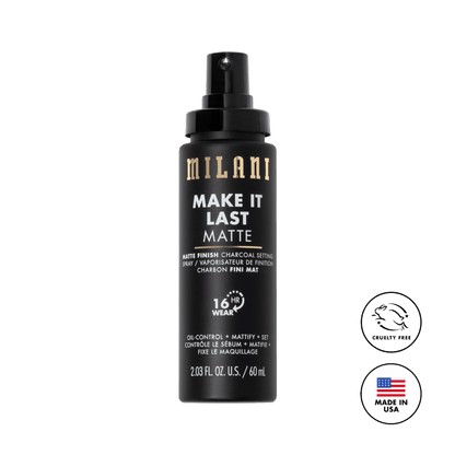 Milani Make It Last Matte Finish Setting Spray - Charcoal