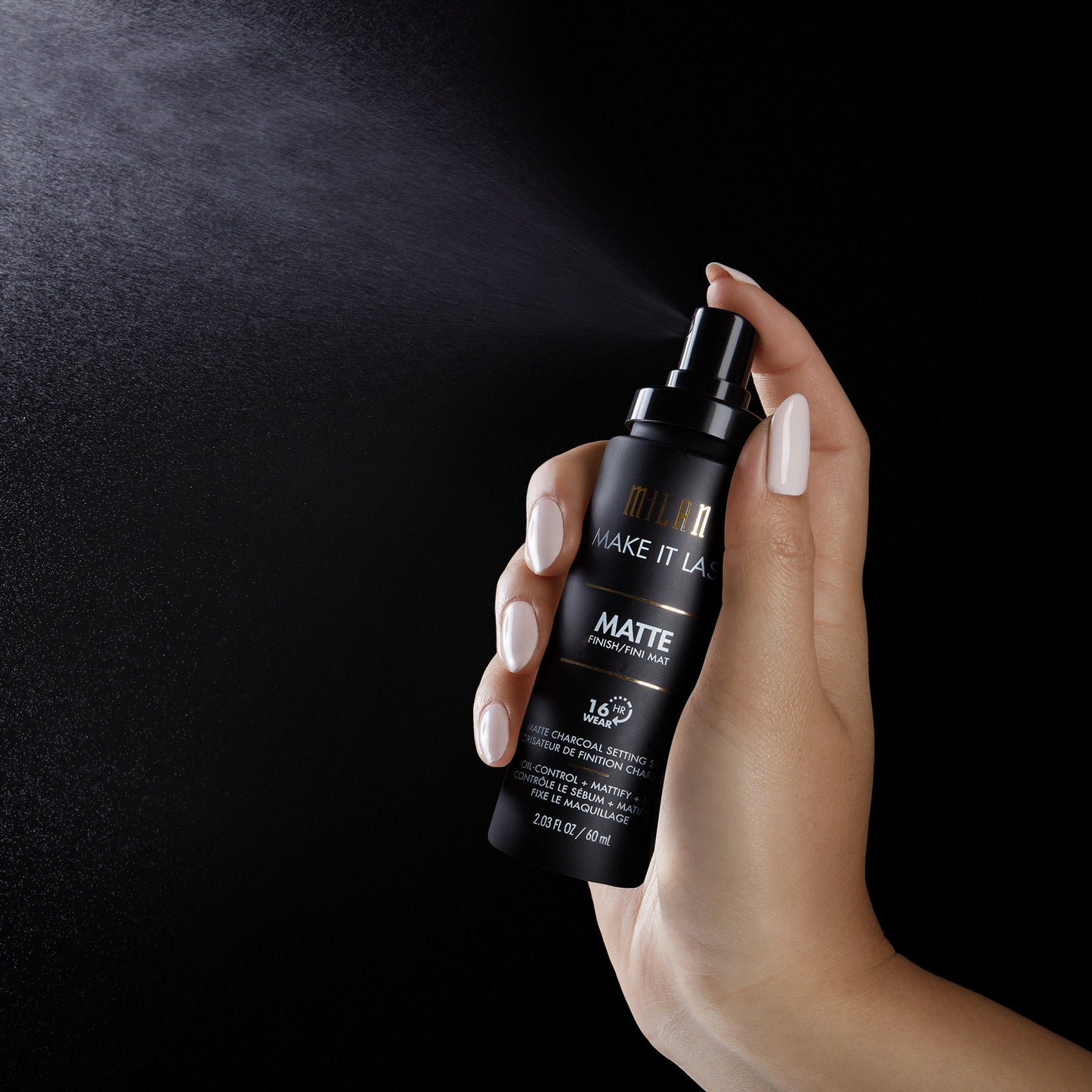 Milani Make It Last Matte Finish Setting Spray - Charcoal