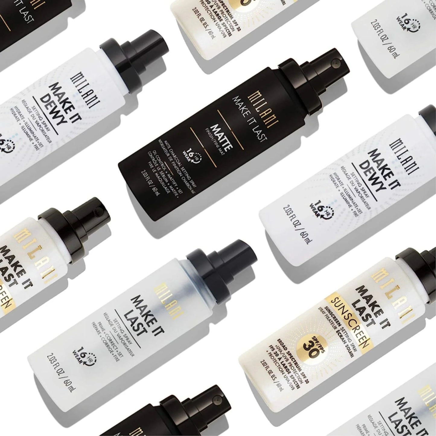 Milani Make It Last Matte Finish Setting Spray - Charcoal