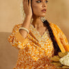 Dhiyona IE Floral Printed Thread Work Straight Kurta With Trousers & Dupatta
