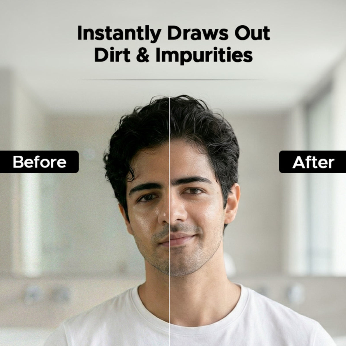 The Man Company Charcoal Face Wash For Men with Charcoal & Niacinamide