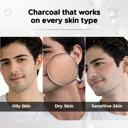 The Man Company Charcoal Face Wash For Men with Charcoal & Niacinamide