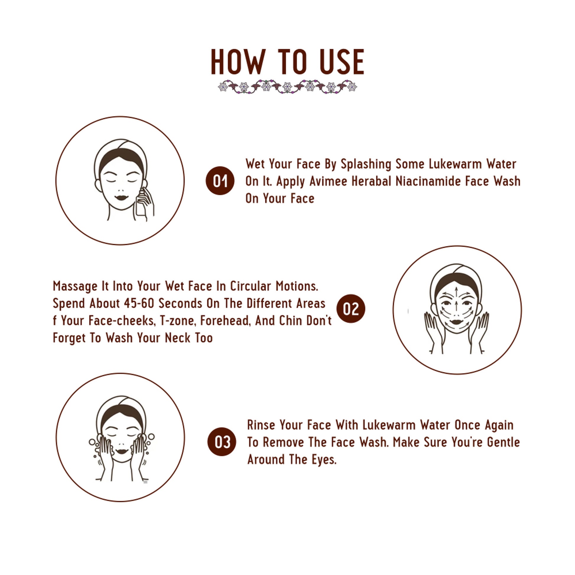 Avimee Herbal Niacinamide Face Wash