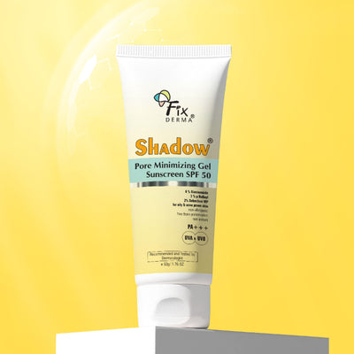 Fixderma Shadow 4% Niacinamide Gel Sunscreen for Pore Minimizer with SPF 50 PA+++