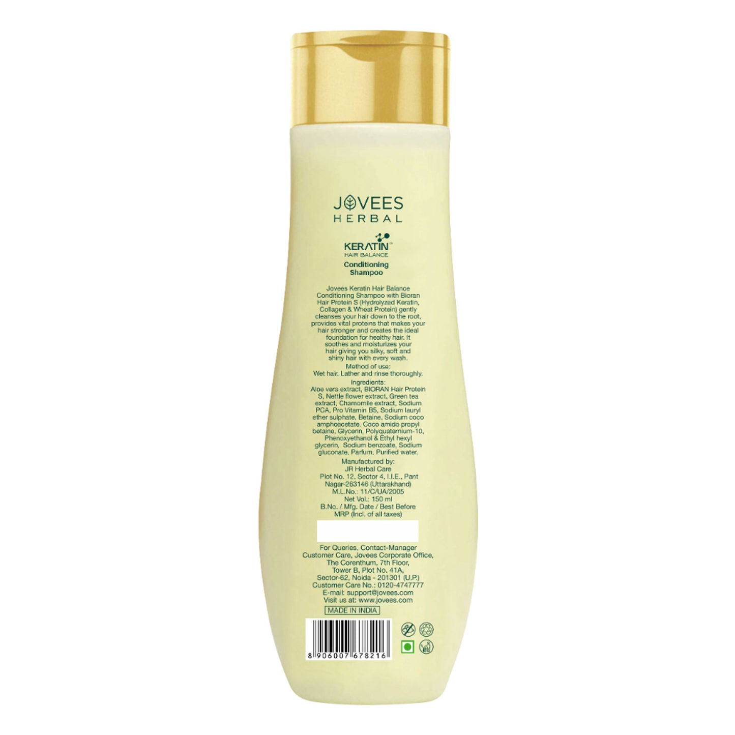 Jovees Keratin Hair Balance Conditioning Shampoo