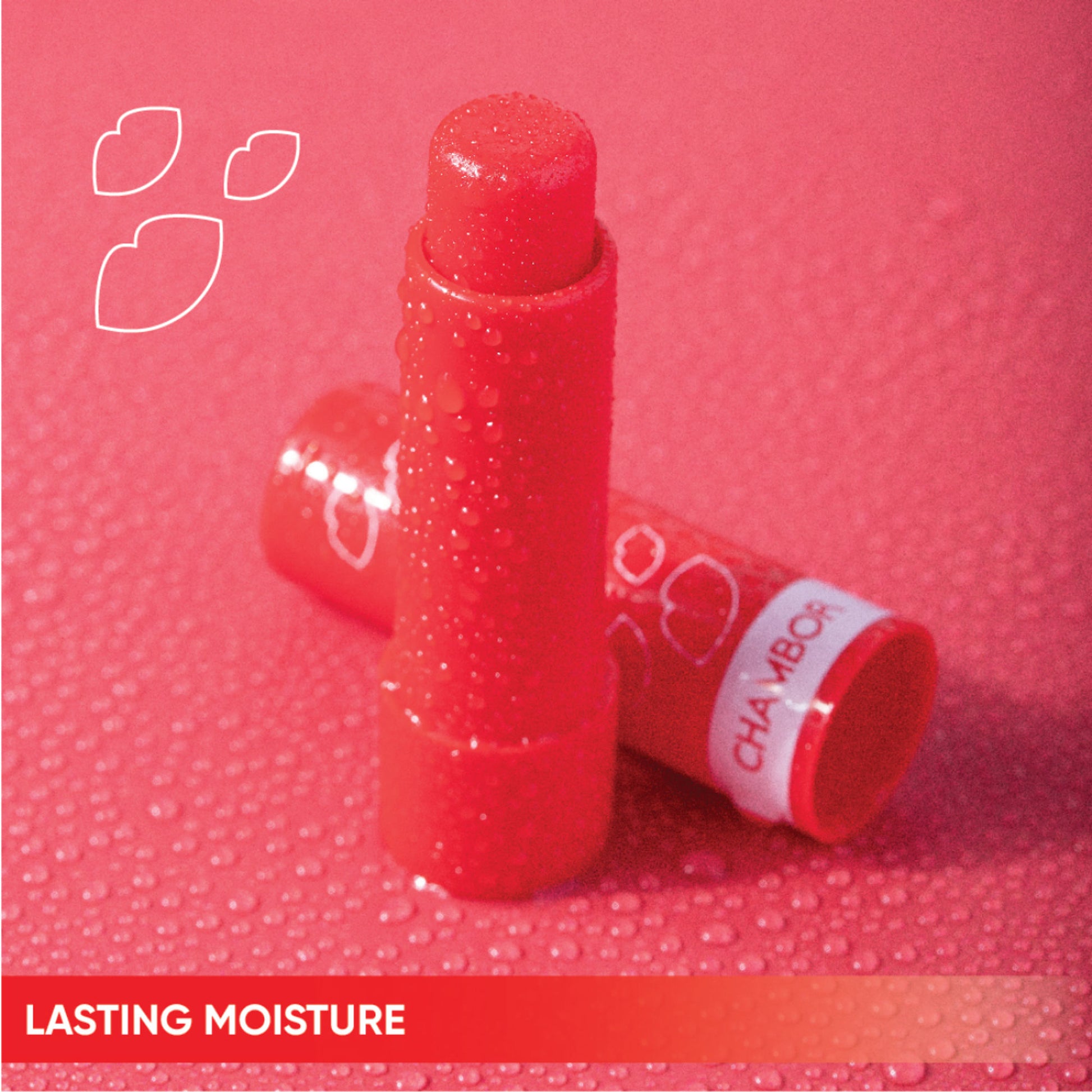 Chambor Le Mwah! Tinted Lip Balm - Cerise Smooch