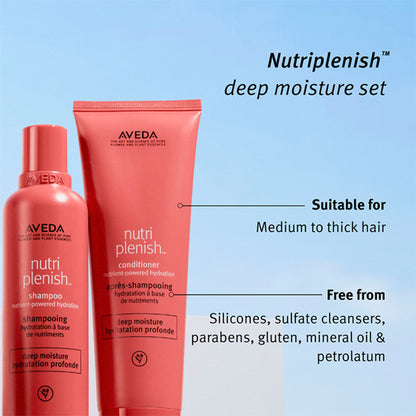 Aveda Nutriplenish Deep Hydration Conditioner for Dry & Frizzy Hair with Coconut Oil
