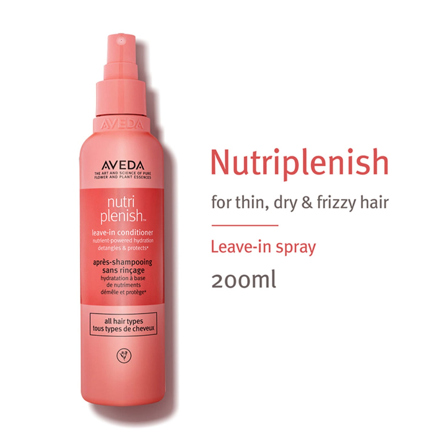 Aveda Nutriplenish Leave-In-Conditioner Spray for Dry & Frizzy Hair with Heat Protection Upto 230 C
