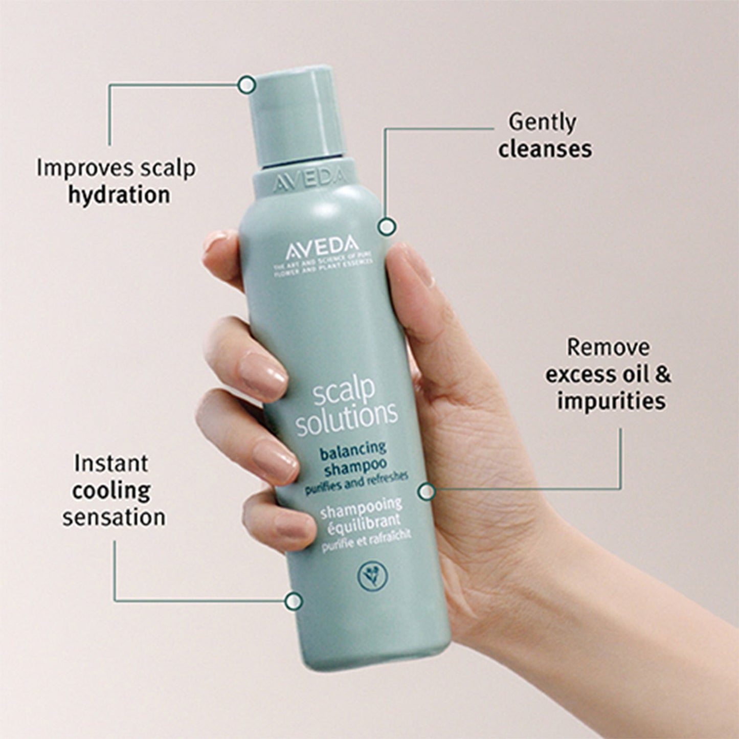 Aveda Scalp Solutions Shampoo - Boosts Scalp Hydration by 92%
