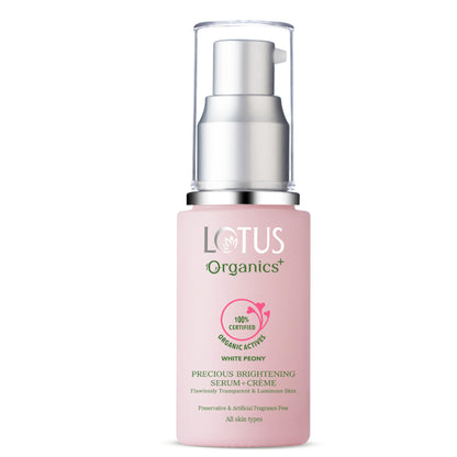 Lotus Organics Precious Brightening Serum + Creme