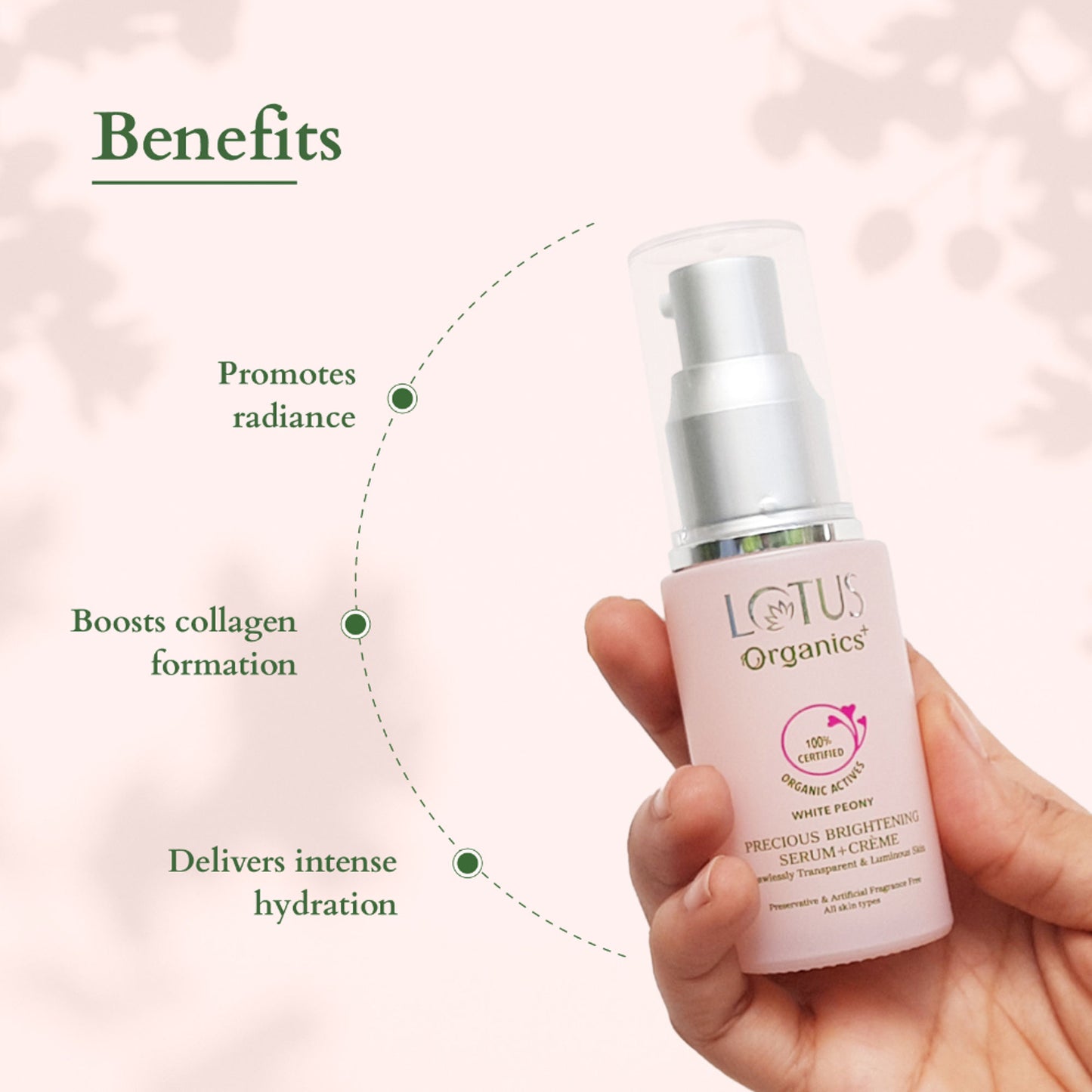 Lotus Organics Precious Brightening Serum + Creme