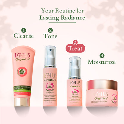 Lotus Organics Precious Brightening Serum + Creme
