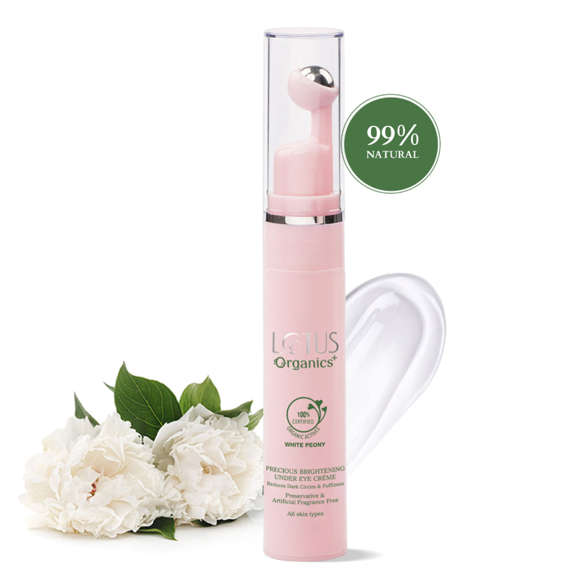 Lotus Organics + Precious Brightening Under Eye Creme