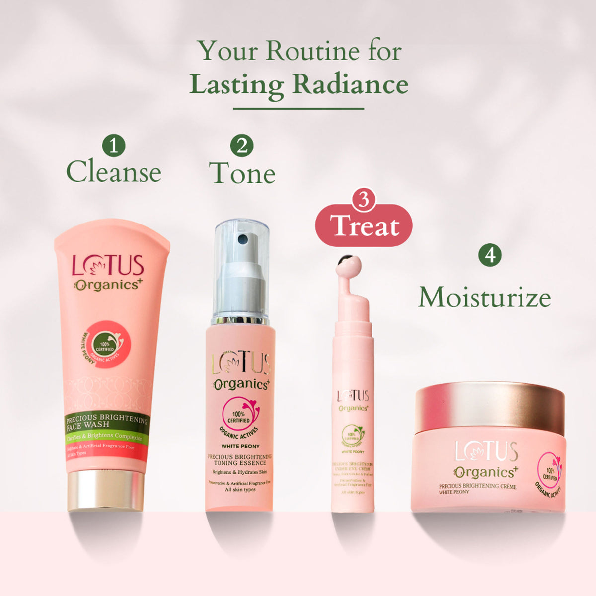 Lotus Organics + Precious Brightening Under Eye Creme